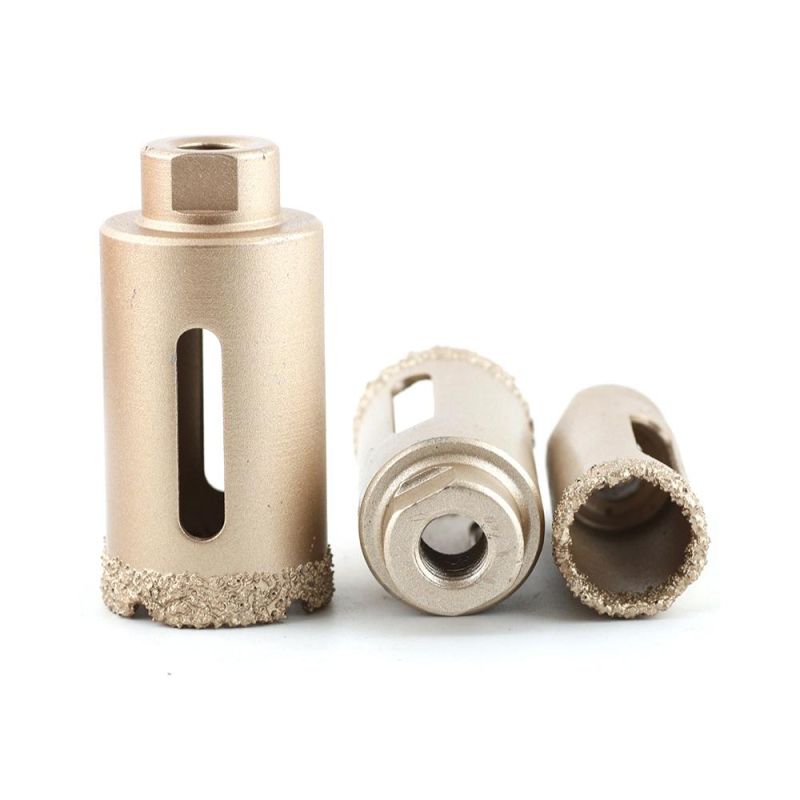 Ceramic Dry Vacuum Brazed Diamond Core Drill Bits