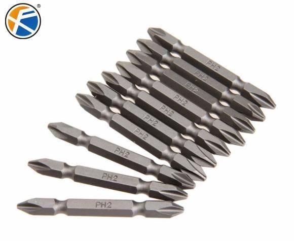 Philipps/Torx/Square Bit Double Head pH2 Magnetic Screwdriver Bits