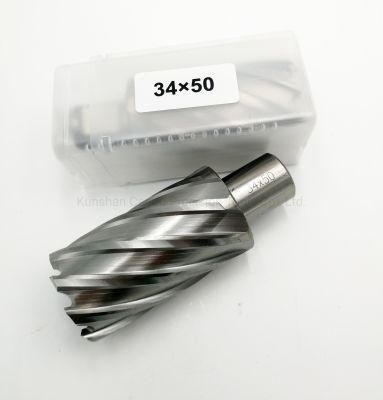 HSS Magnetic Drill Annular Cutter 34mm Depth with Weldon Shank