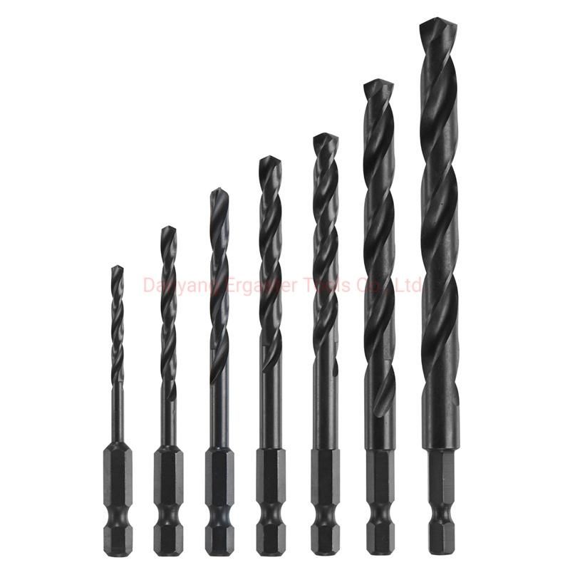Hex Shank Drill Bits for Metal, Wood