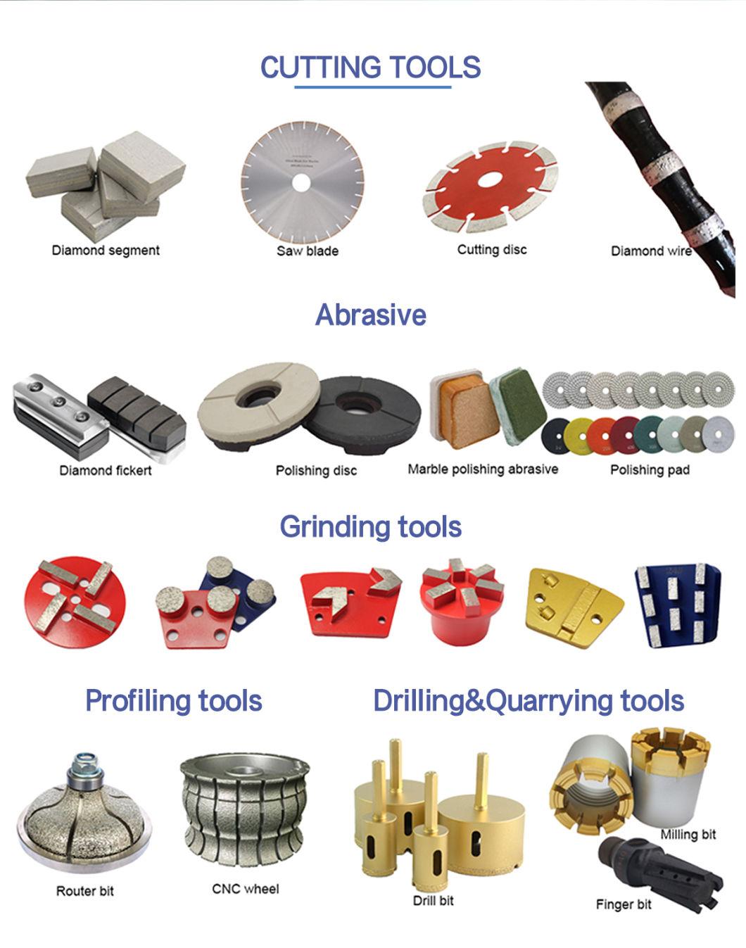 62mm Professional Granite Drilling Tools Types for Hard Hardness Granite