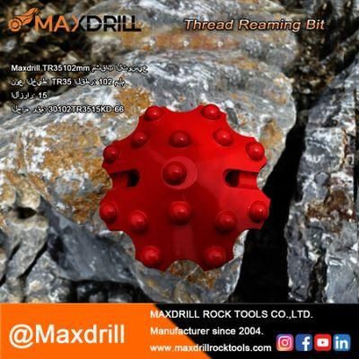 Maxdrill Dome Thread Button Bit Tr35 Bit