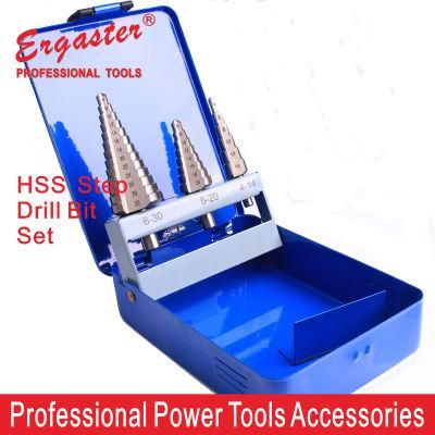 Metal Drilling Step Drill Bits and Bit Set Accessories