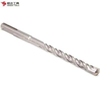 Carbide Single Tip L Flute Long SDS-Plus Hammer Drill Bit for Concrete Stone Wall Tool