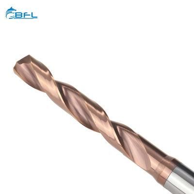 Bfl Frese Tungsten Carbide Twist Drill Bit 5xd Solid Carbide Drills Tool Sets HRC55 Over Length 74-114mm Shank Diameter
