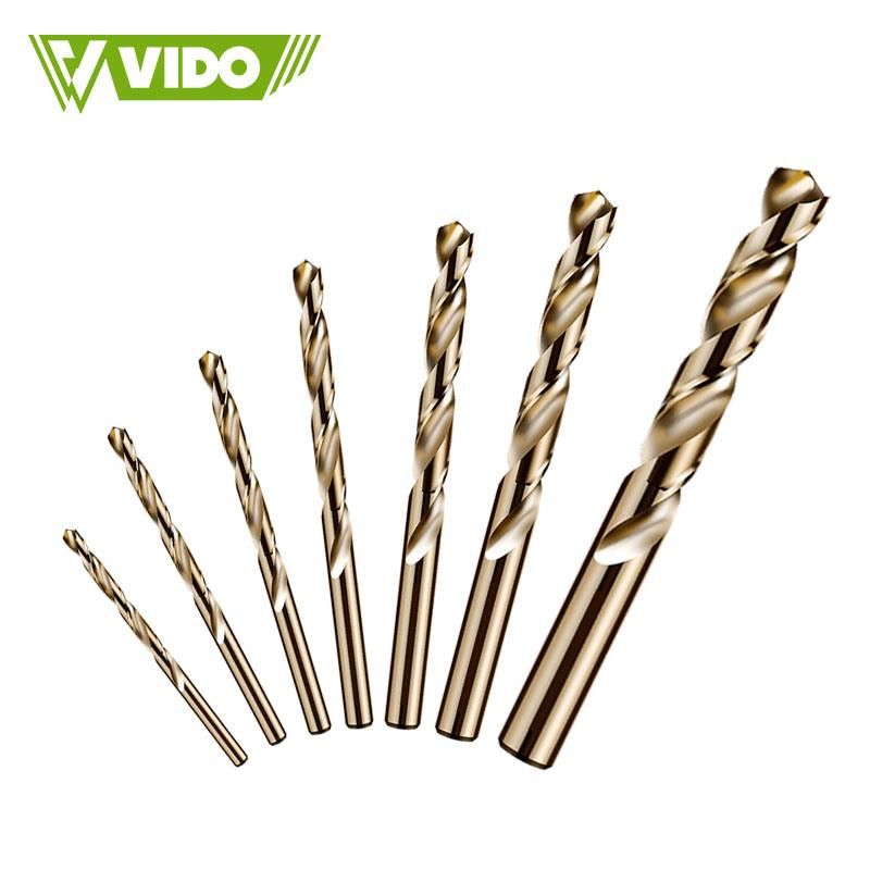 Vido Tools 4341 M35 1-13mm HSS Twist Cobalt Drill Bit for Metal Wood