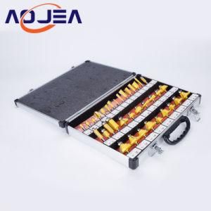 Straight Wood Router Bit Set Milling Cutter 35 PCS with Wood Box