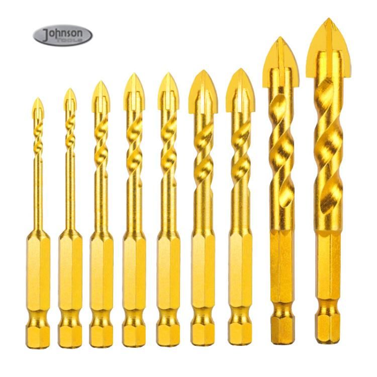 China Factory Tungsten Carbide Cross Head Ceramic Drill Bits for Glass