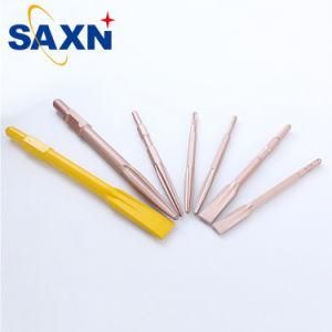 High-End Rose Gold SDS Plus Point Chisel for Concrete