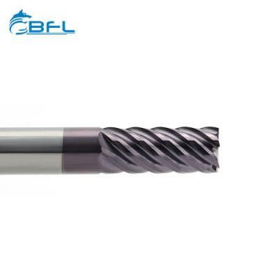 Tungsten Steel 6 Flute Finishing Milling Tool 6 Flute Finishing End Mills