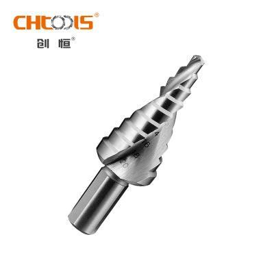3 Straight Flutes HSS Step Drill for Tube Metal Drilling
