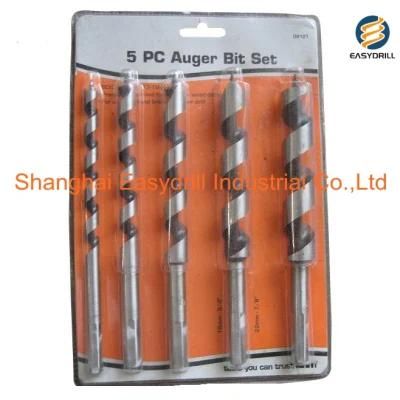 5PCS Hex Shank Wood Auger Drill Bits Set (SED-ADH5)