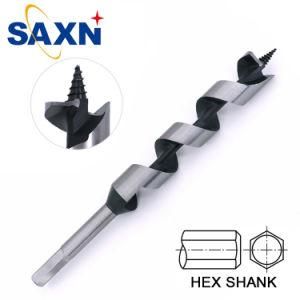 Hex Shank Screw Point Self Feed Wood Auger Drill Bits