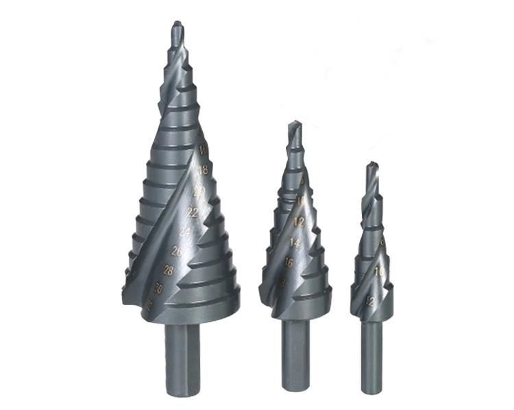 HSS Spiral Grooved Step Drill Bit