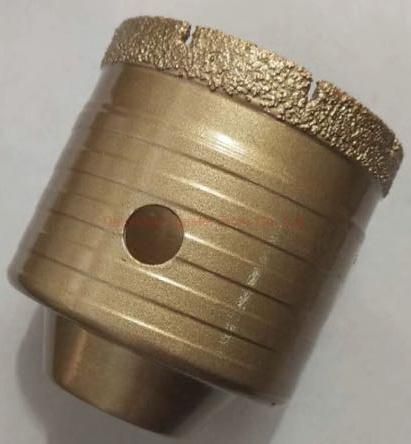 Vacuum Brazed Diamond Core Drill Bit with Dry Drilling
