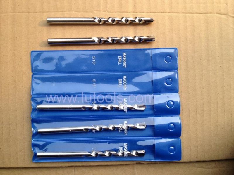 Masonry Drill Bit High Helix Chrome Plated