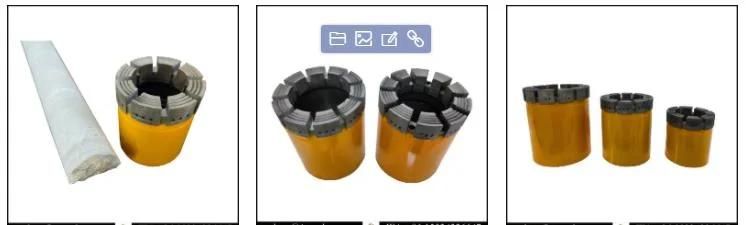 Durable Diamond Bit Nq Nwl Wireline Core Drilling Bits Dcdma