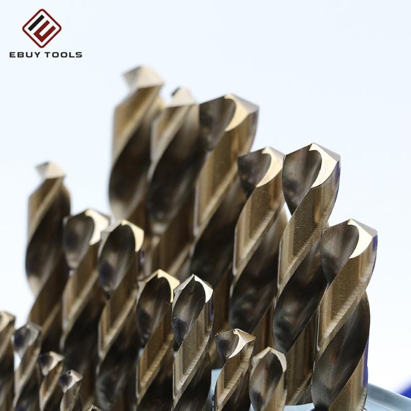 1mm DIN 338 German HSS M35 Cobalt 5% Parallel Shank Twist Drill Bits