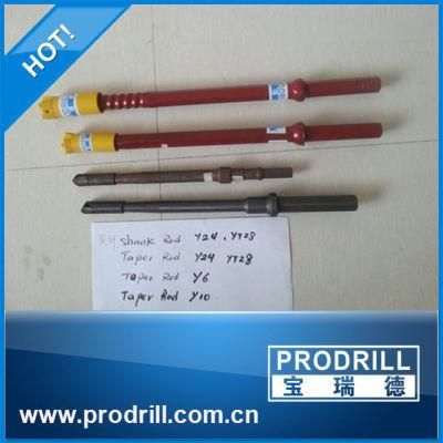 22*108 Shank Plug Hole Drill Rods for Stone Quarry