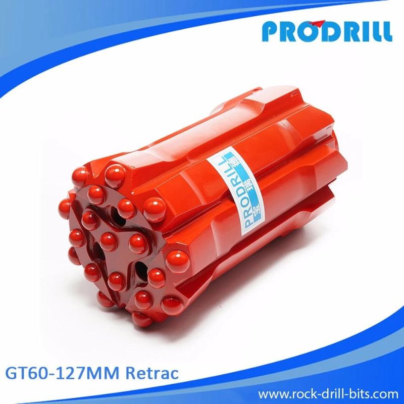 Gt60-127 Retrac Threaded Button Bits for Top Hammer Drilling