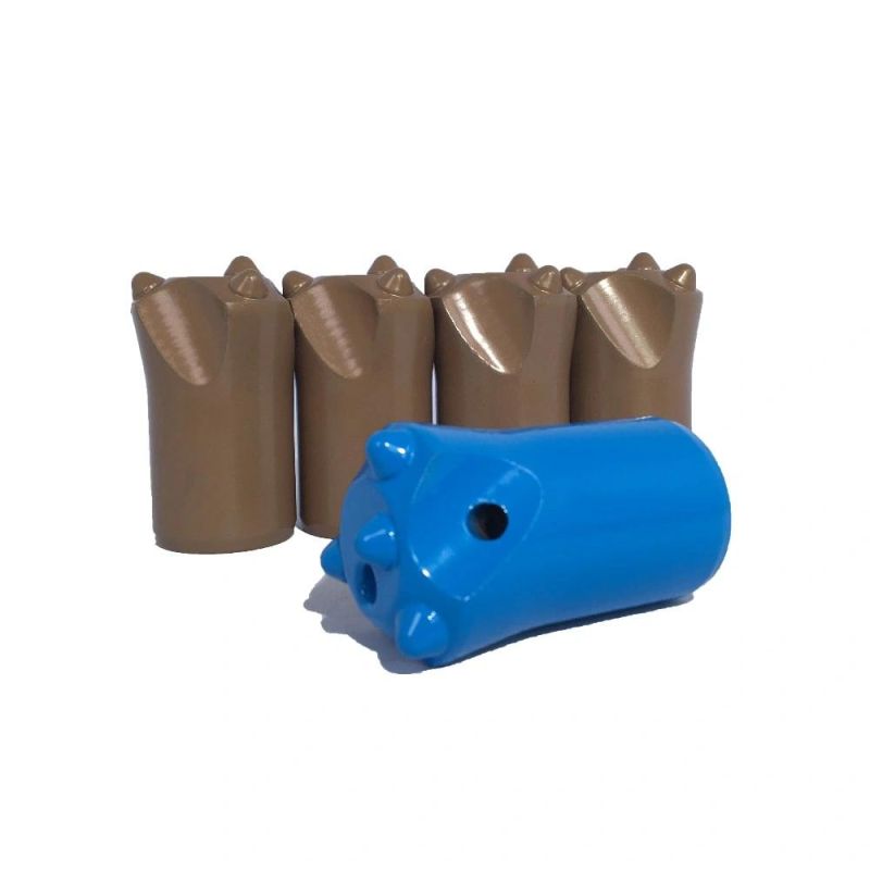 Tapered Carbide Tipped Button Drill Bit for Rock Drilling