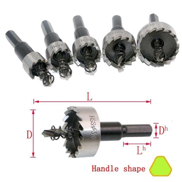 Pilihu HSS Hole Saw Kits for Metal High-Speed Steel Hole Saw Cutting Kit Drill Bits Opener Cutter Tool for Stainless Steel, Copper, Iron