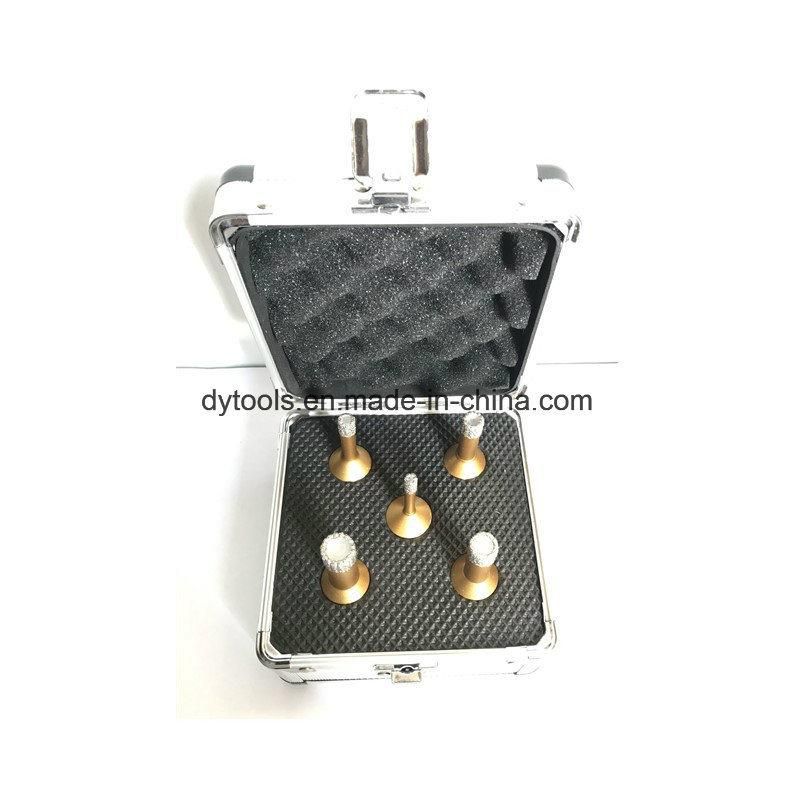 Good Quality Vacuum Brazed Diamond Core Drill Bit Tools Sets with Plastic Box