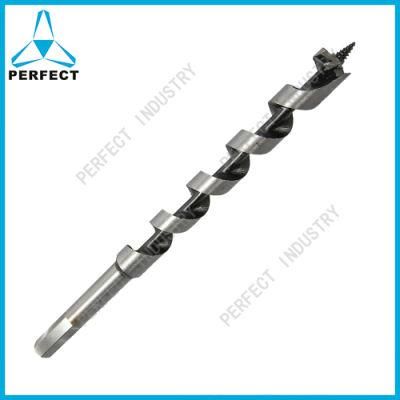 Hex Shank Single Flute Wood Auger Drill Bit Without Stem for Wood Drilling