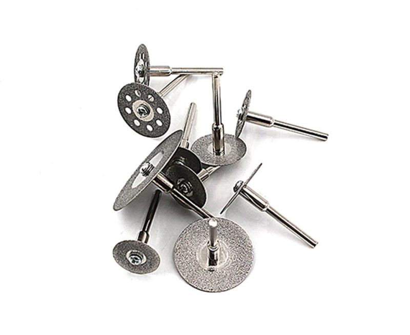 Z-Lion 10PCS Grinding Wheel Mandrel Tool Diamond Drill Bit for Gems/Jade/Iron/Glass Drilling