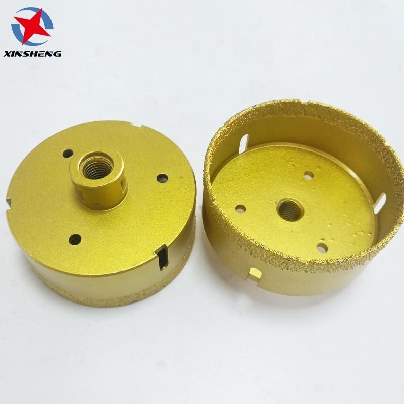 M14 Hole Saw Vacuum Brazed Diamond Tipped Core Drill Bit for Stone