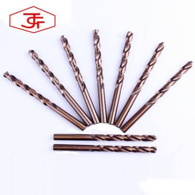 Manufactory Sales Fully Ground Metal Hard Rock Drilling HSS M35 Cobalt Drill Bits