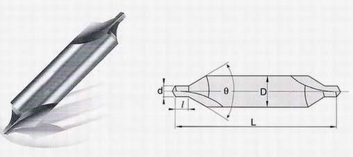 Tungsten Carbide DIN333 60 Degree Center Drill Bit