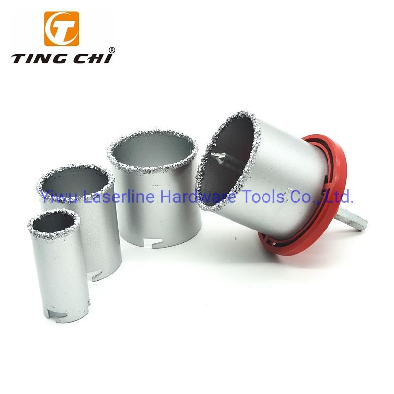 6PCS Tungsten Carbide Grit Coated Tile Hole Saw Drill