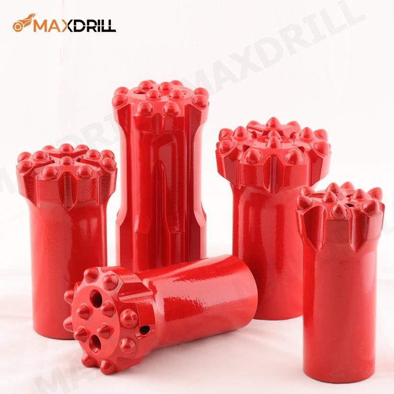 Maxdrill R32 Thread Button Bits for Tunneling and Drifting Drilling