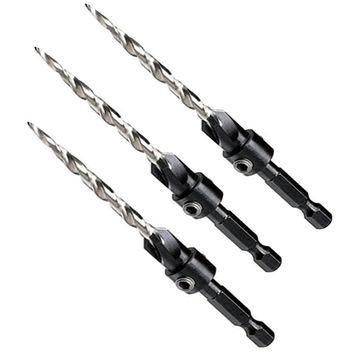 Hex Shank 5 Flute Wood Countersink Drill Bit for Wood Screw