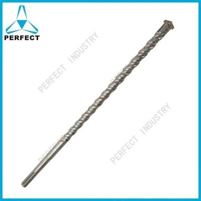 Carbide Cross Centric Tip 4 Cutters 4 Flutes SDS Plus Hammer Drill Bit for Concrete Block Brick Wall Drilling