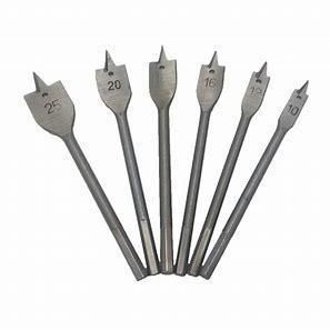 Hex Shank Short Length Stubby Flat Wood Spade Drill Bit