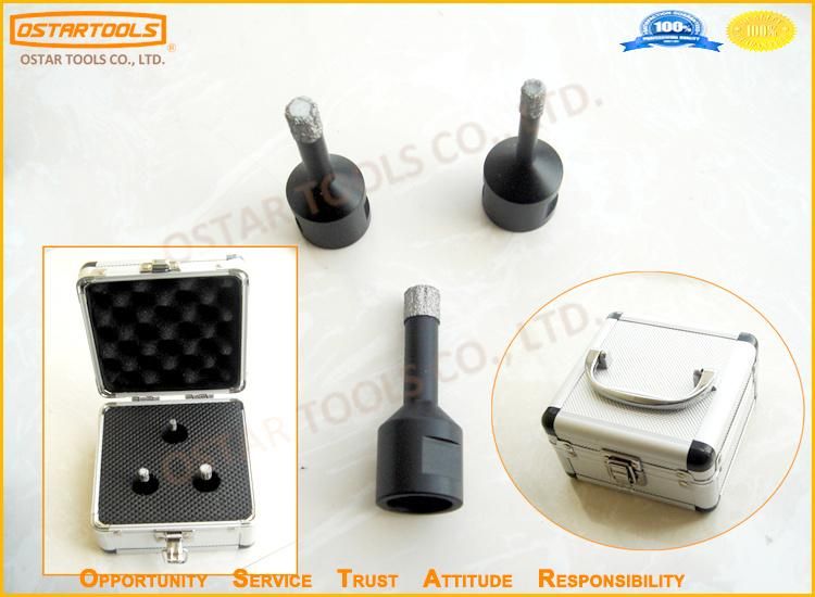 M14 Vacuum Brazed Dry Tile Diamond Core Drill for Granite