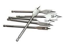 Heavy Duty Quick Change Hex Shank Center Point Flat Wood Spade Drill Bit with Cutting for Wood