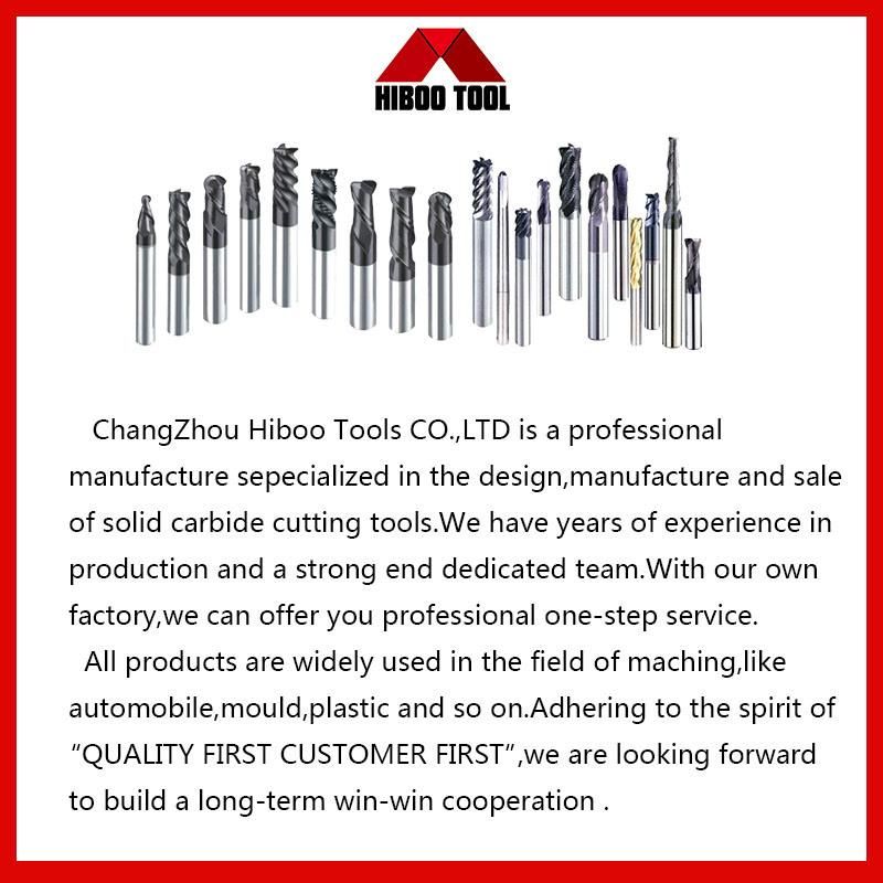 R Angle Solid Carbide End Mill for Profile Cutting