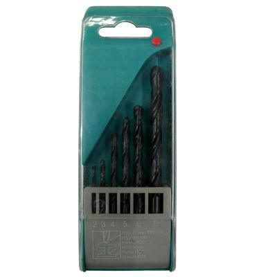 6PCS DIN338 HSS Roll Forged Twist Drill Bit Set Manufacturer