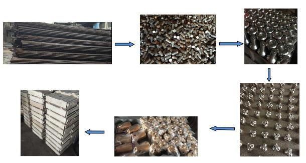 60mm 7bb Drilling Bits with Tapered 7 Degree for Mining and Rock Drilling