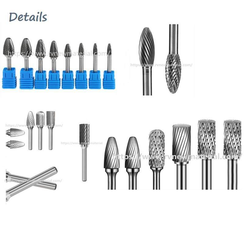 Single Cut Cemented Carbide Burrs Rotary Files