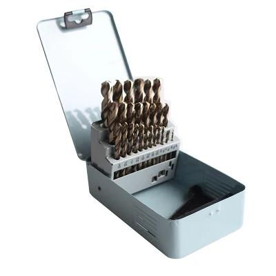 29PCS Best HSS M35 Twist Drill Bit in Metal Box