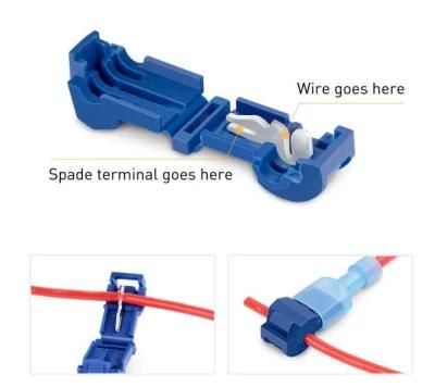 120 PCS/60 Pairs Quick Splice Wire Terminals T-Tap Self-Stripping