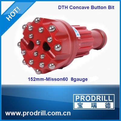 Convex Ballistic 90 mm DTH Bit for Hammer DHD 3.5