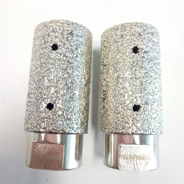 30mm Vauum Brazed Diamond Milling Cutter Finger Bits for Stone