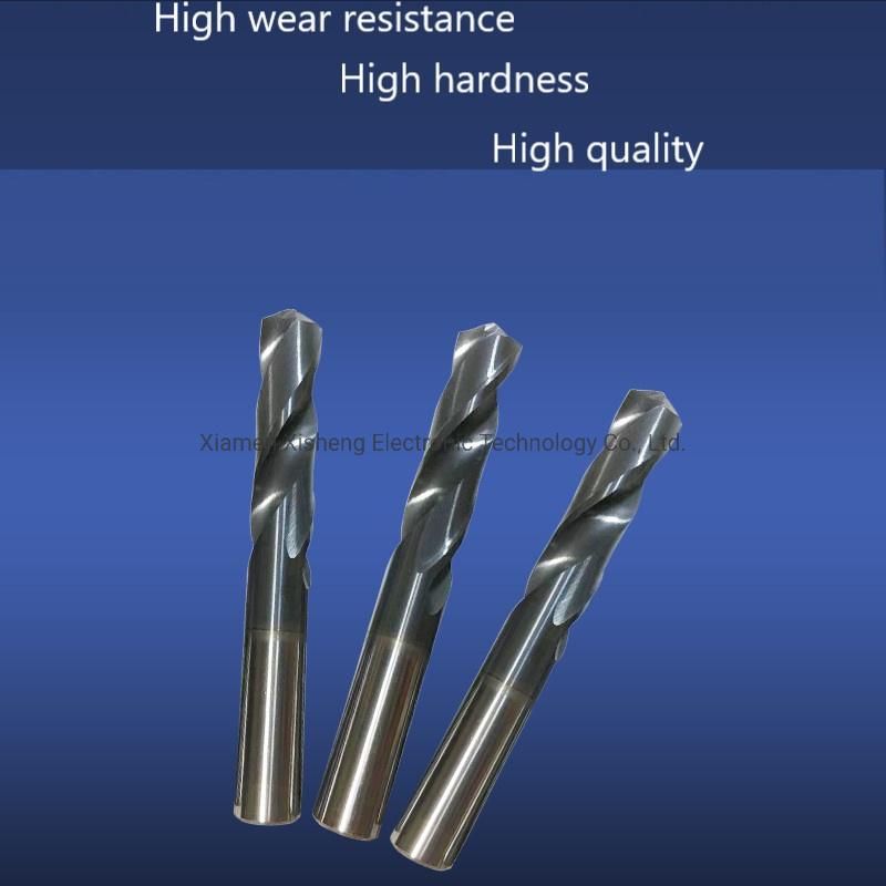 High Hardness Tungsten Steel Straight Shank Twist Drill for Machining Use and Hand Use