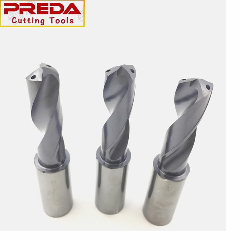 Solid Carbide Twist Drill 3xd/5xd/8xd Coating Internal Coolant Hole