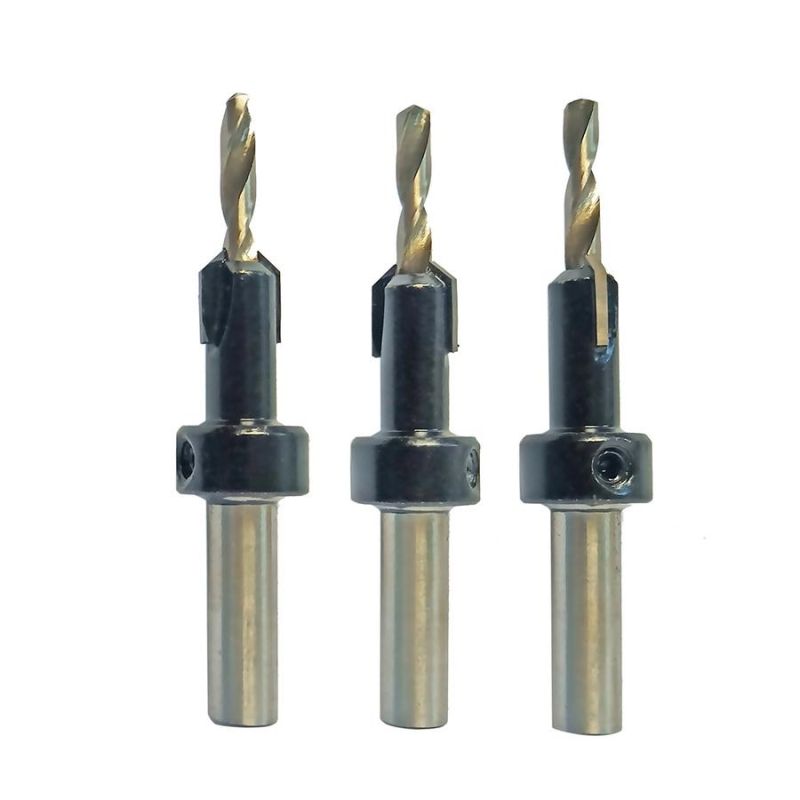 Woodworking HSS Carbide 90 Degrees Countersunk Drill Bits